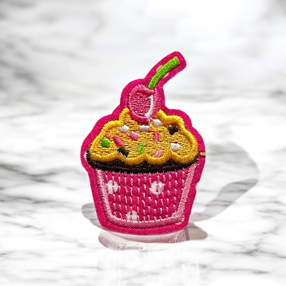 Cupcake Embroidered Patch